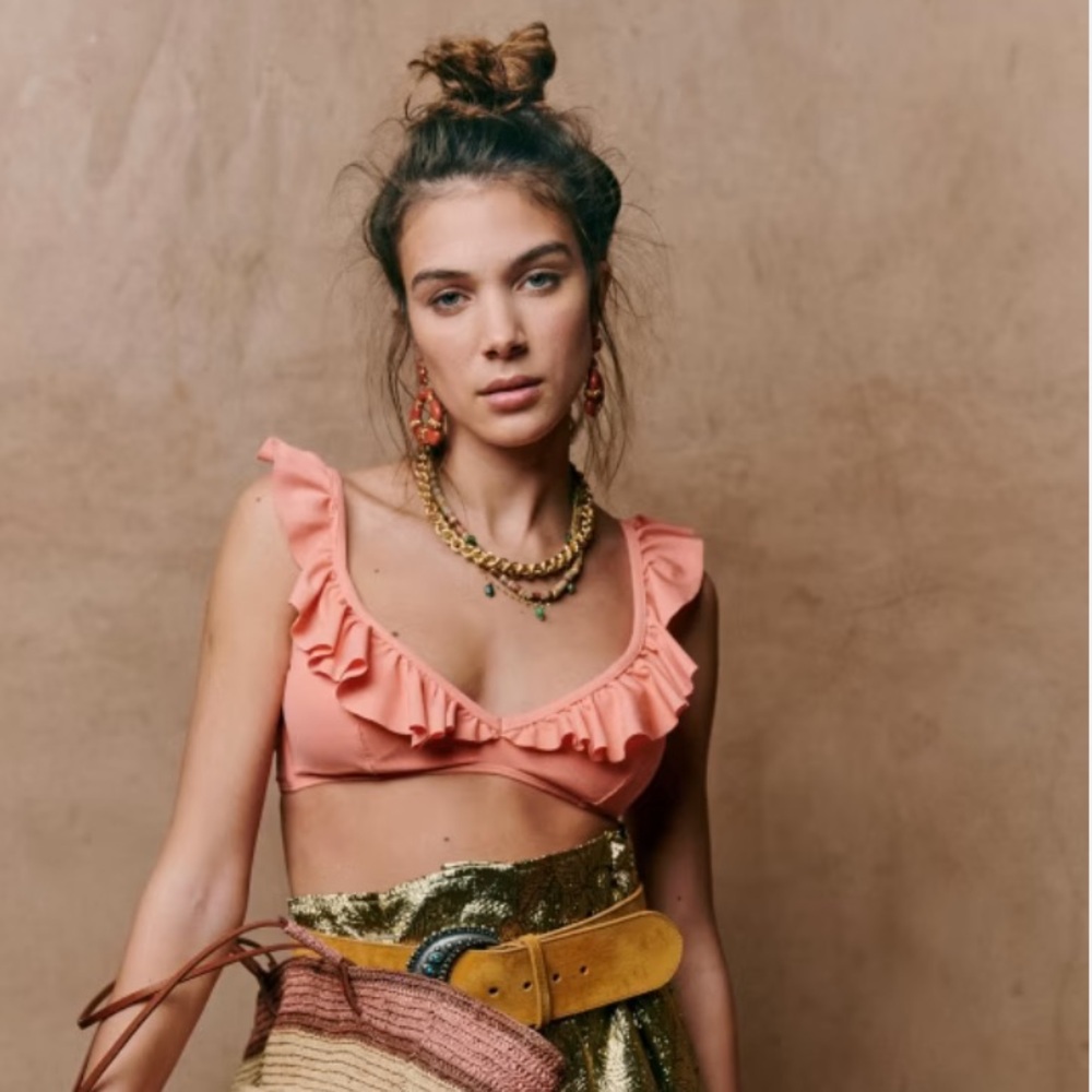 Eberjey Grayson Ruffled Bikini set